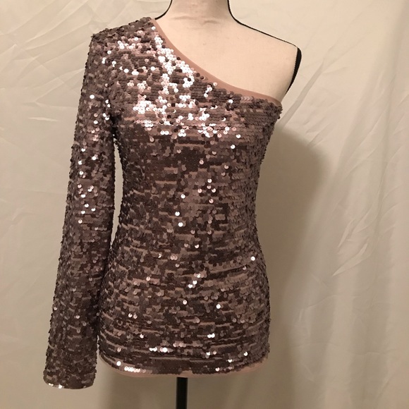 bcbg sequin top